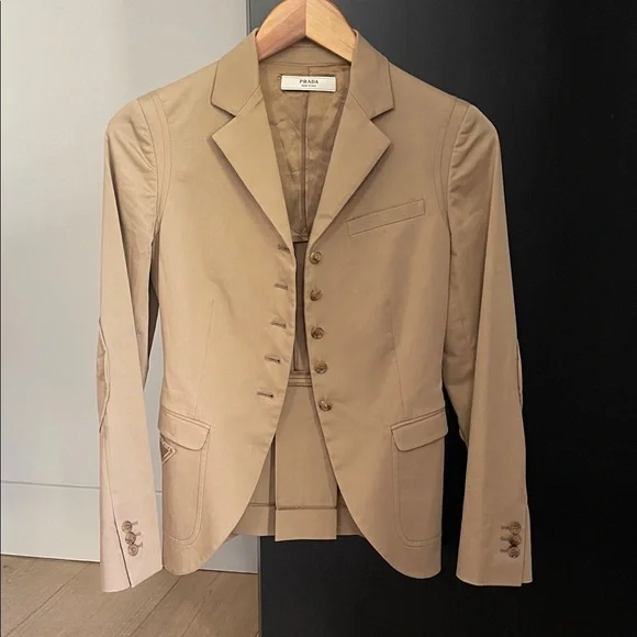 Prada Women’s Beige Blazer Jacket - Picture 2 of 9